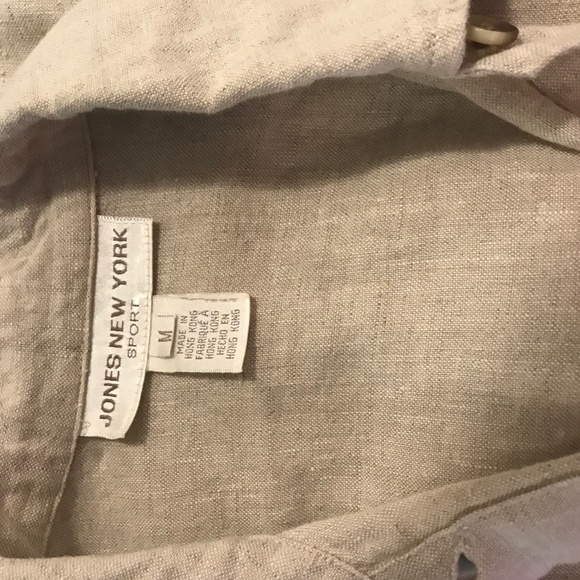 Jones New York Sport Linen Suit Jacket Medium - Picture 3 of 3